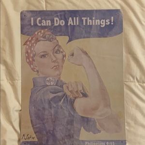 Home decor metal signs